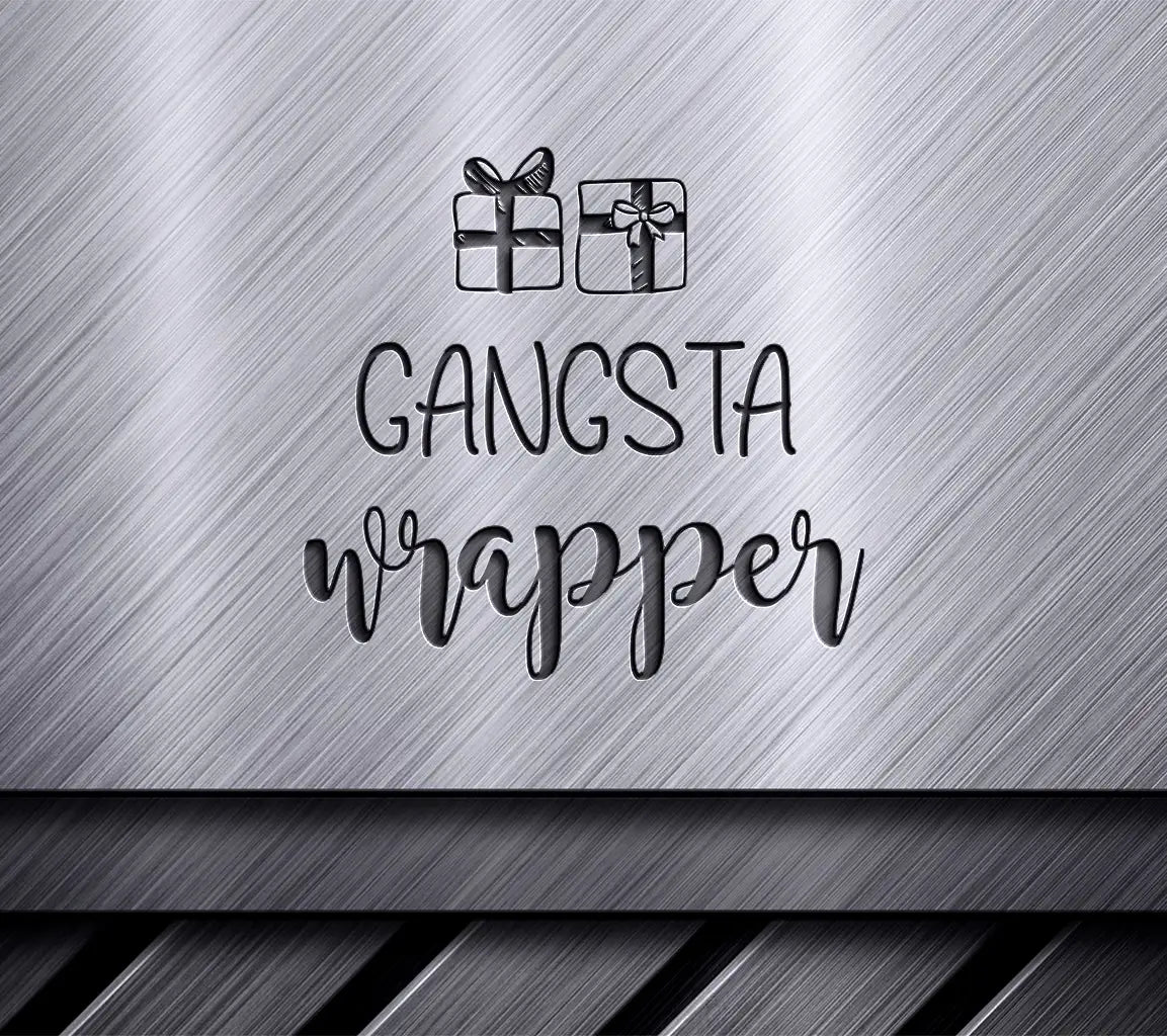 Funny Gangsta Wrapper Christmas SVG Bundle SVG