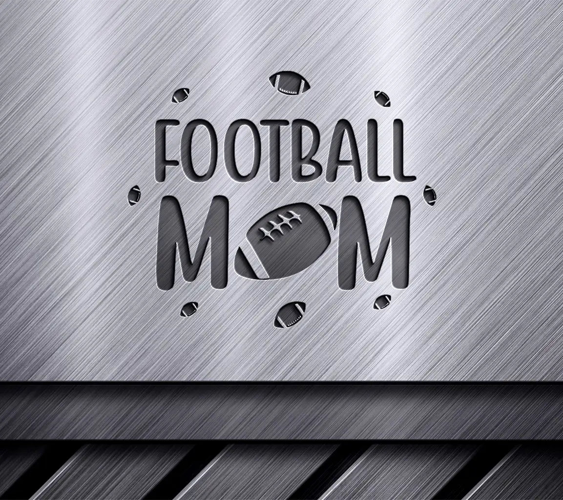 Football Mom SVG Design with Football - Funny Mom SVG SVG