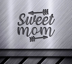 Funny Sweet Mom SVG Design - White Background SVG