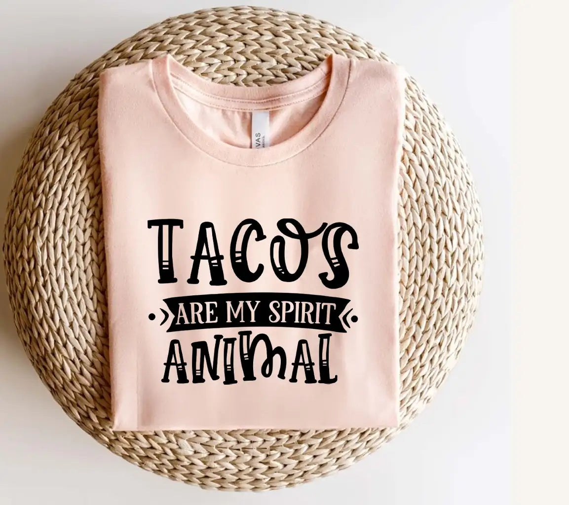 Funny Tacos Spirit Animal SVG -  Quote Design SVG