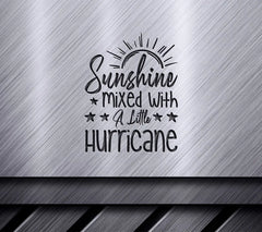 Sunshine & Hurricane SVG - Funny Quote Design SVG