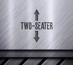 Two-Seater SVG - Funny  Sign with Arrows SVG