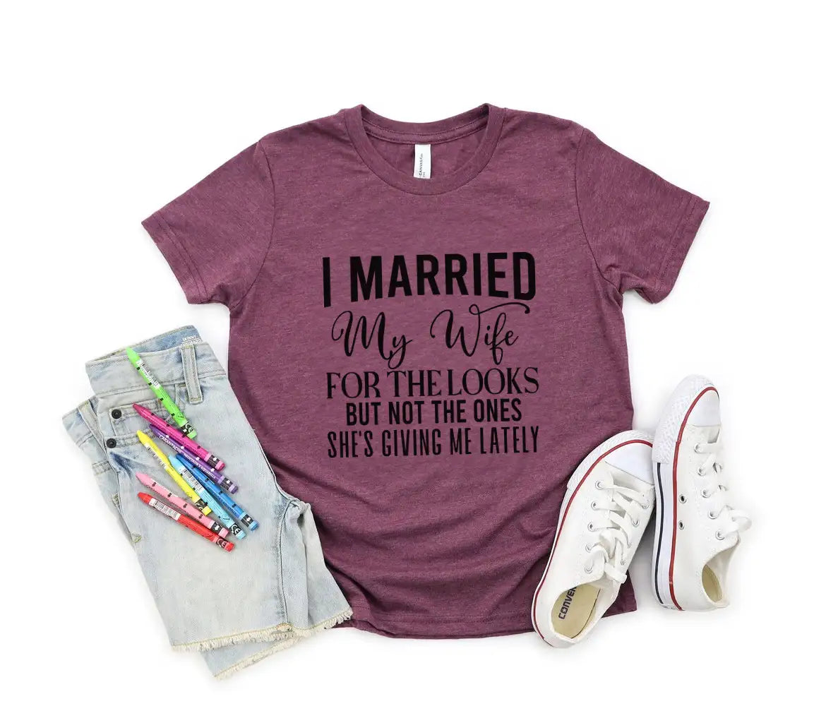 Funny I Married My Wife For The Looks SVG Design SVG