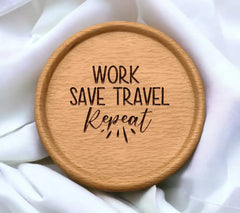 Work Save Travel Repeat  SVG Design Bundle SVG