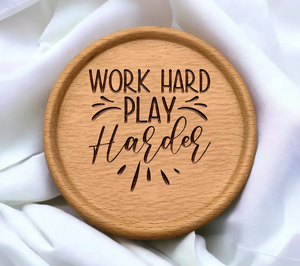 Work Hard Play Harder SVG - Funny  Design SVG