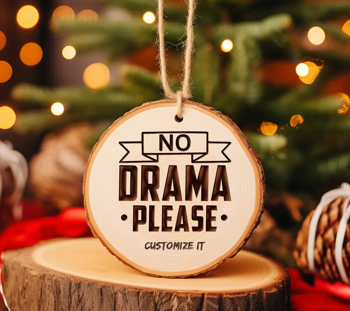 No Drama Please  SVG Quote - Funny Design SVG