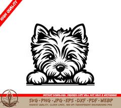 Furry Cairn Terrier Friend SVG