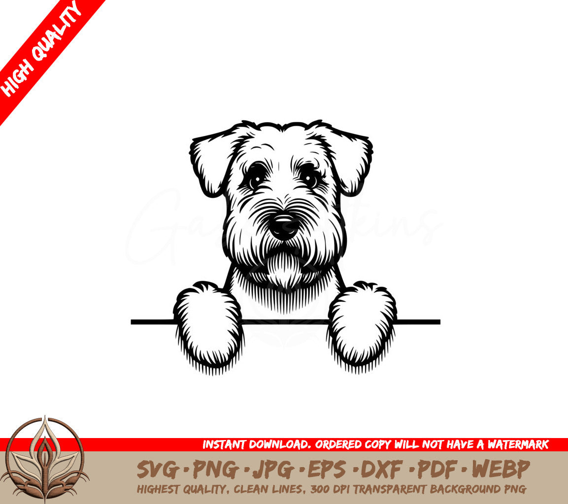 Furry Wheaten Terrier SVG - Digital Product with Multiple File Formats