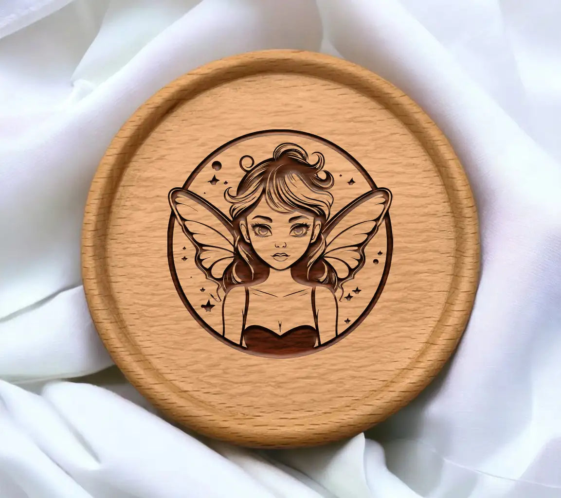  Fairy with Butterfly Wings SVG - Gentle Garden Guardian SVG