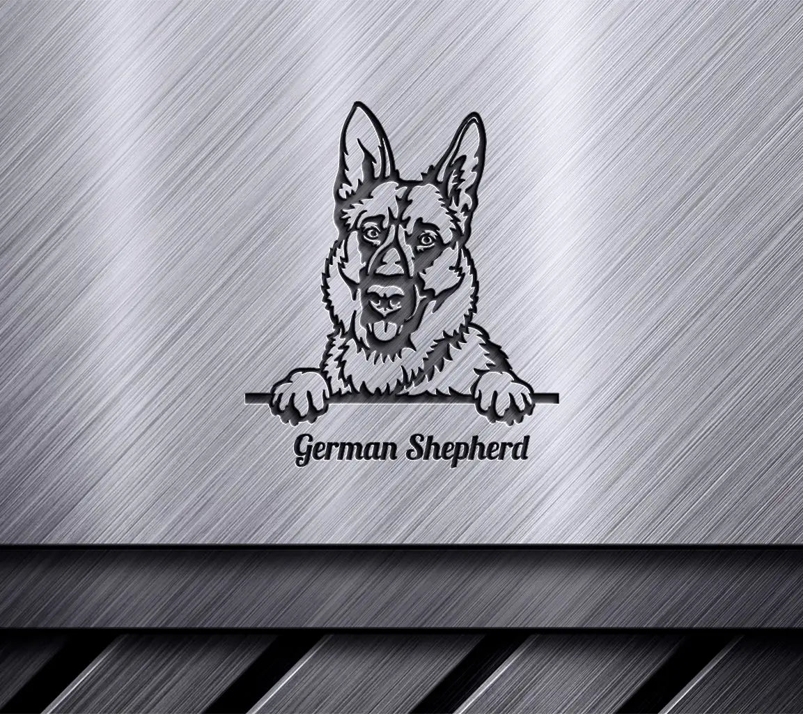 German Shepherd Head SVG -  Line Art SVG