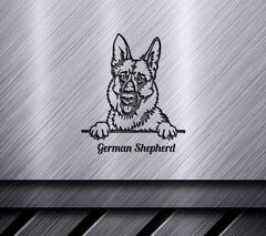 German Shepherd Head SVG -  Line Art SVG