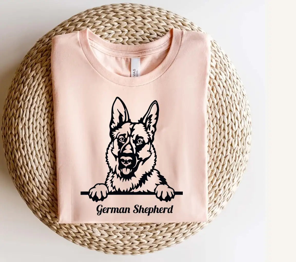 German Shepherd Head SVG -  Line Art SVG