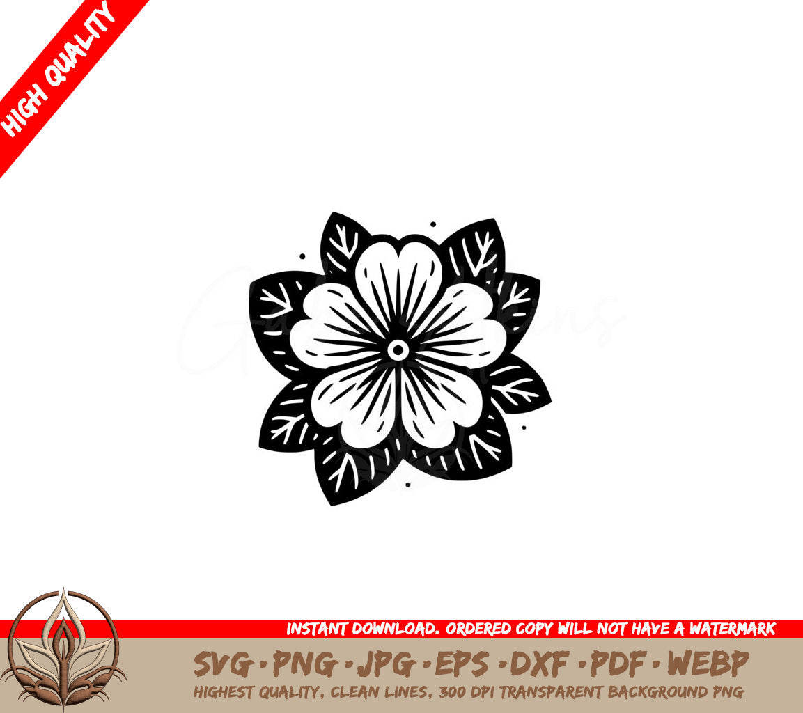 Glowing Primrose Digital Download SVG