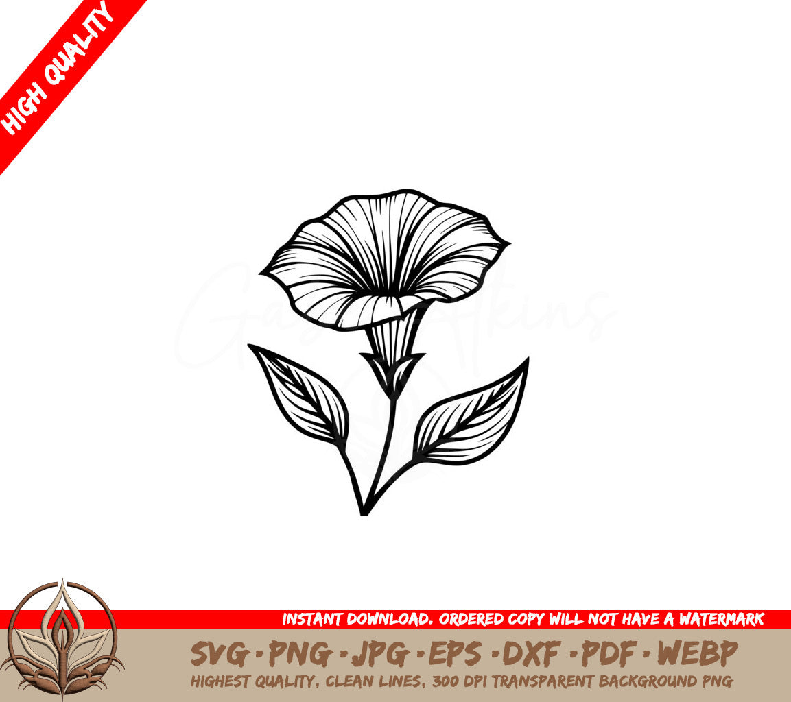 Glorious Morning Glory SVG