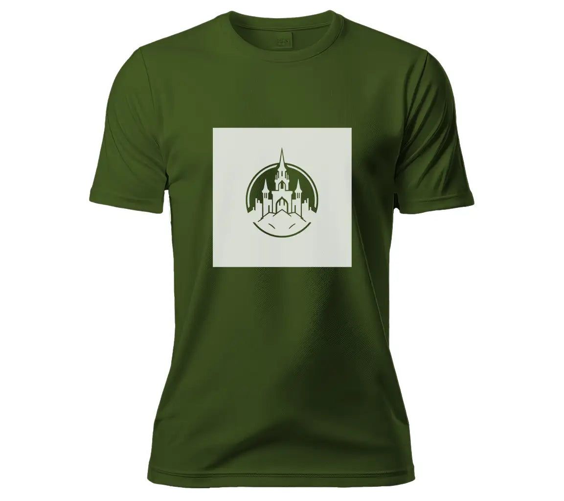 Gothic Castle Circle SVG -  T-Shirt Design SVG