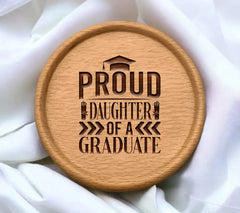 Proud Daughter of a Graduate SVG - Graduation Cap Design SVG