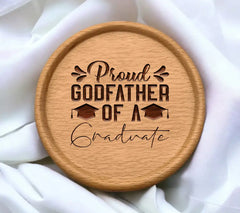 Proud Godfather of a Graduate SVG Design SVG