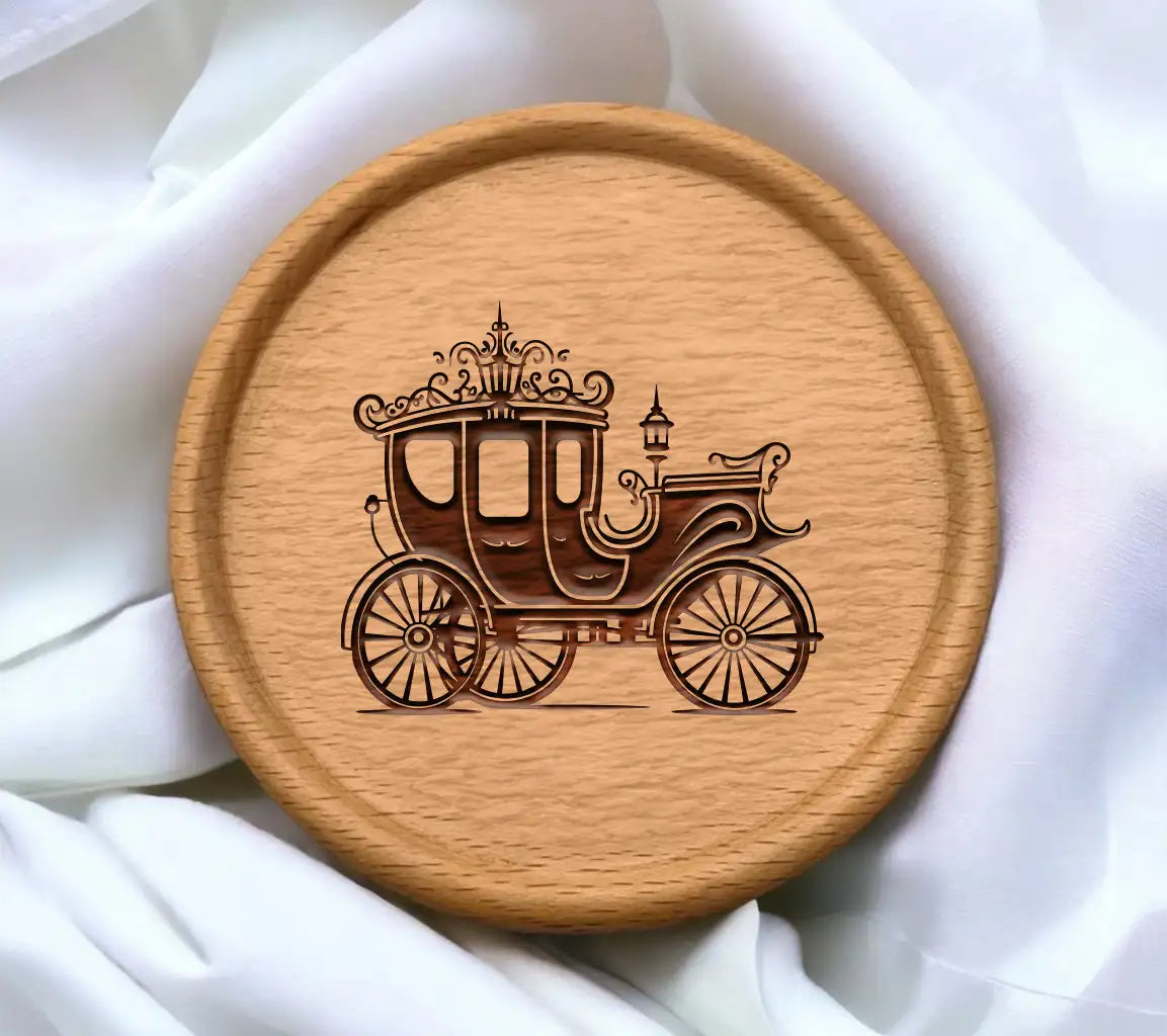  Horse Drawn Carriage SVG - Majestic Wedding Design Design SVG