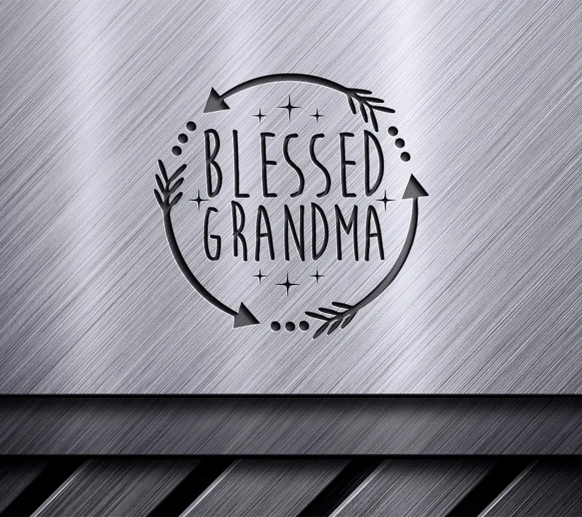 Blessed Grandma Design SVG -  Arrows Circle Design SVG