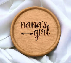 Nanas Girl SVG Cut File - Arrow Design SVG