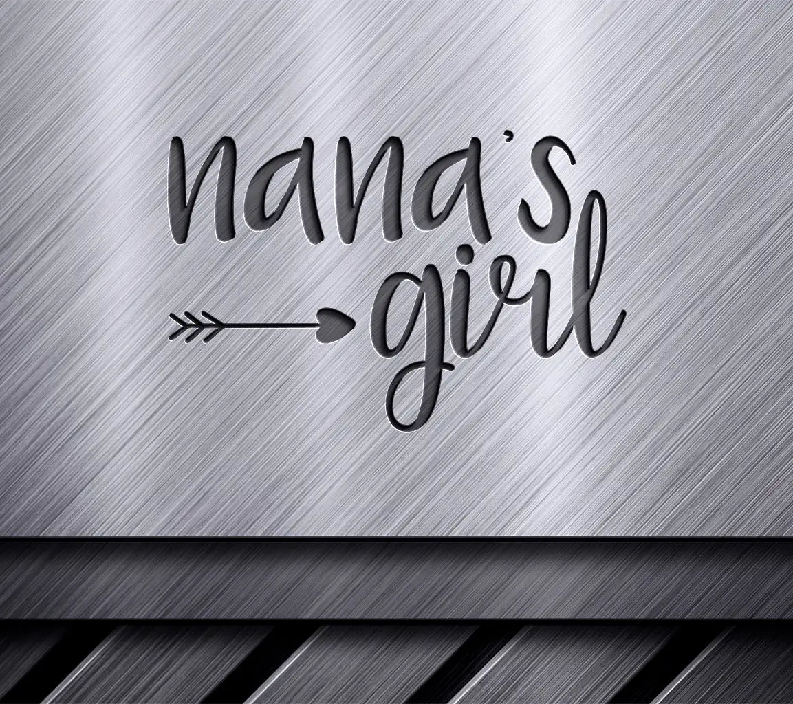 Nanas Girl SVG Cut File - Arrow Design SVG