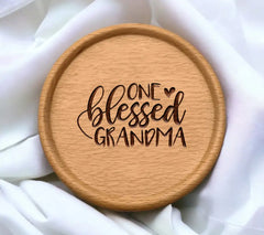 One Blessed Grandma SVG with Heart - Grandma SVG Design SVG