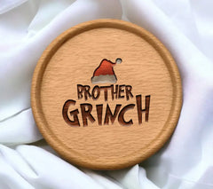 Grinch Brother with Santa Hat SVG - Christmas Design SVG