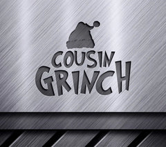 Grinch Cousin with Santa Hat SVG - Christmas Design SVG