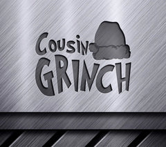 Grinch Cousin with Santa Hat SVG Design - Family Christmas SVG SVG