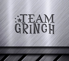 Team Grinch Red & Green Design SVG - Christmas Design SVG