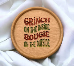 Grinch On The Inside, Bougie On The Outside SVG Cut File SVG