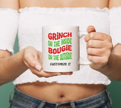 Grinch On The Inside, Bougie On The Outside SVG Cut File SVG