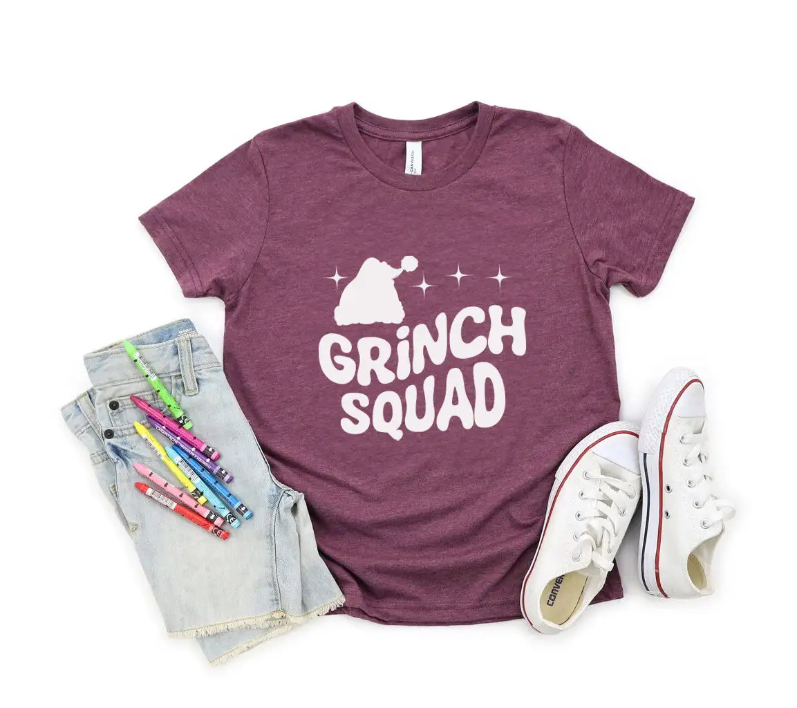 Grinch Squad SVG with Santa Hat - Christmas Design SVG