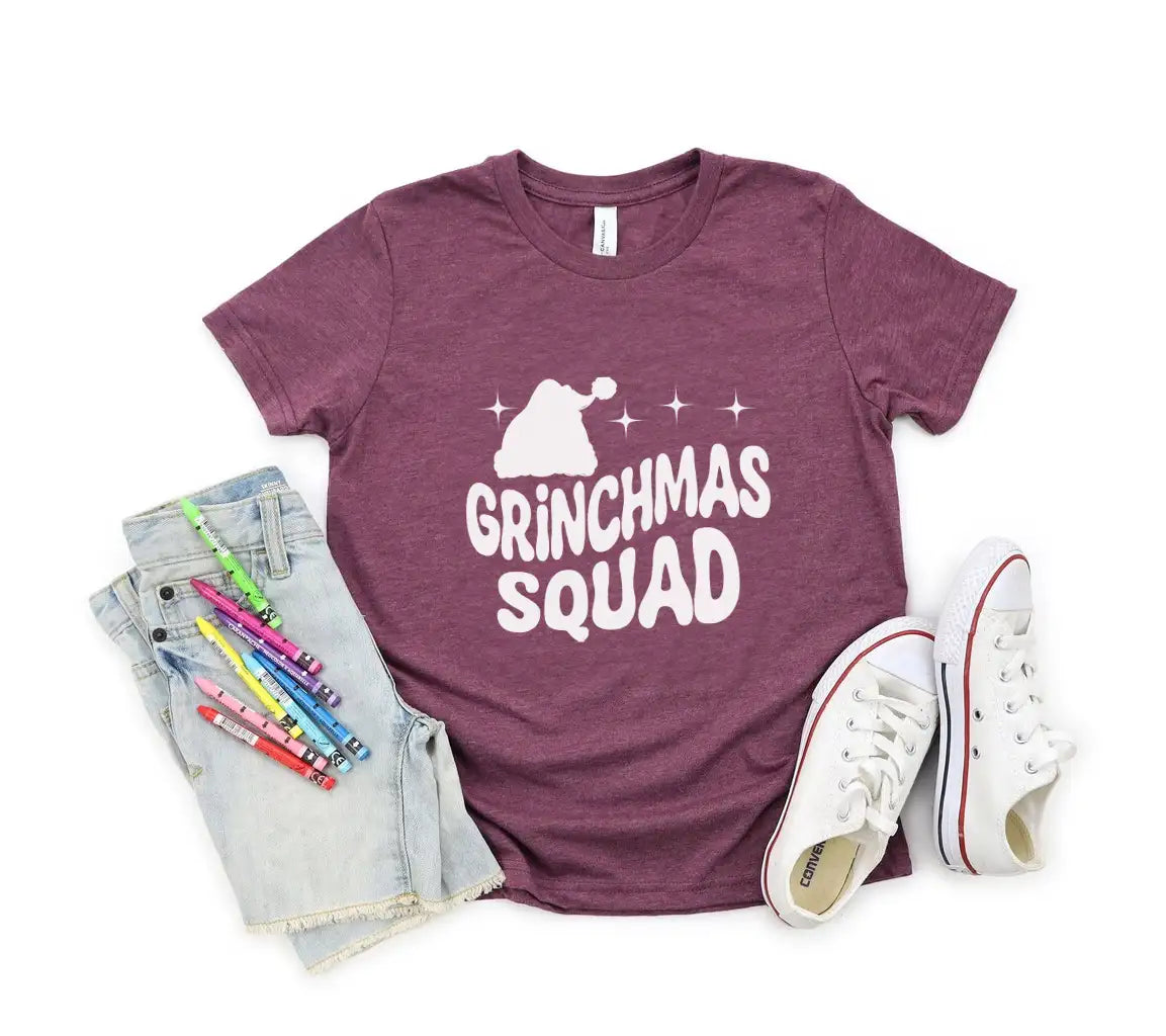 Grinchmas Squad SVG with Santa Hat - Christmas Grinch Design SVG