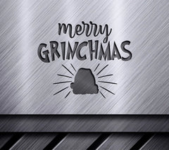 Merry Grinchmas SVG with Santa Hat - Grinchmas Decor SVG