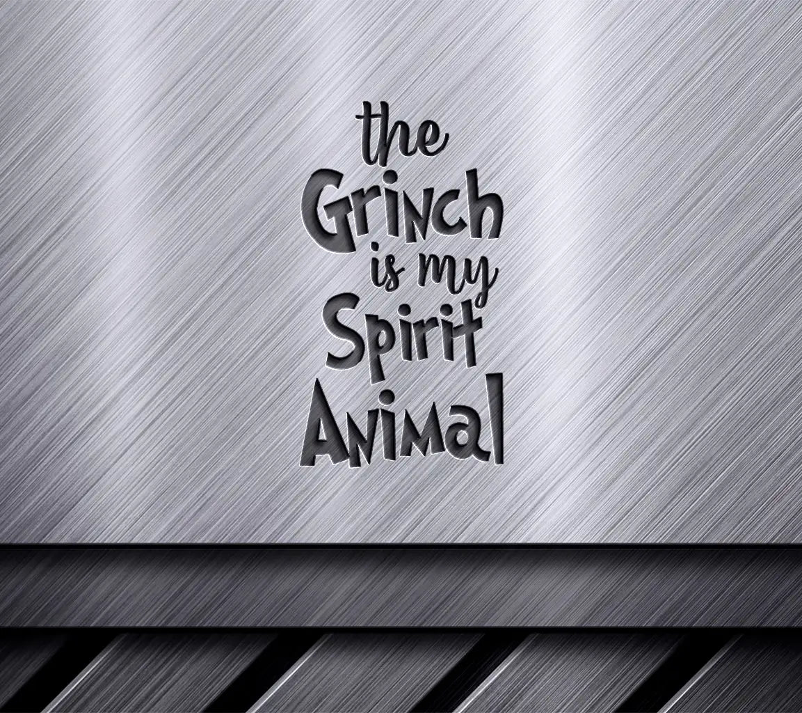 Grinch Spirit Animal SVG - Red & Green Design SVG