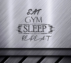 Eat Gym Sleep Repeat SVG Design for Fitness Enthusiasts SVG