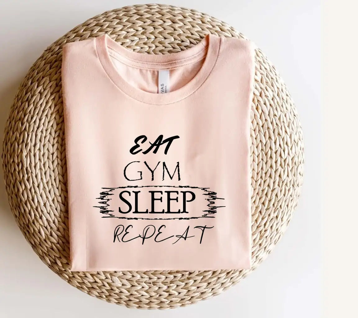 Eat Gym Sleep Repeat SVG Design for Fitness Enthusiasts SVG