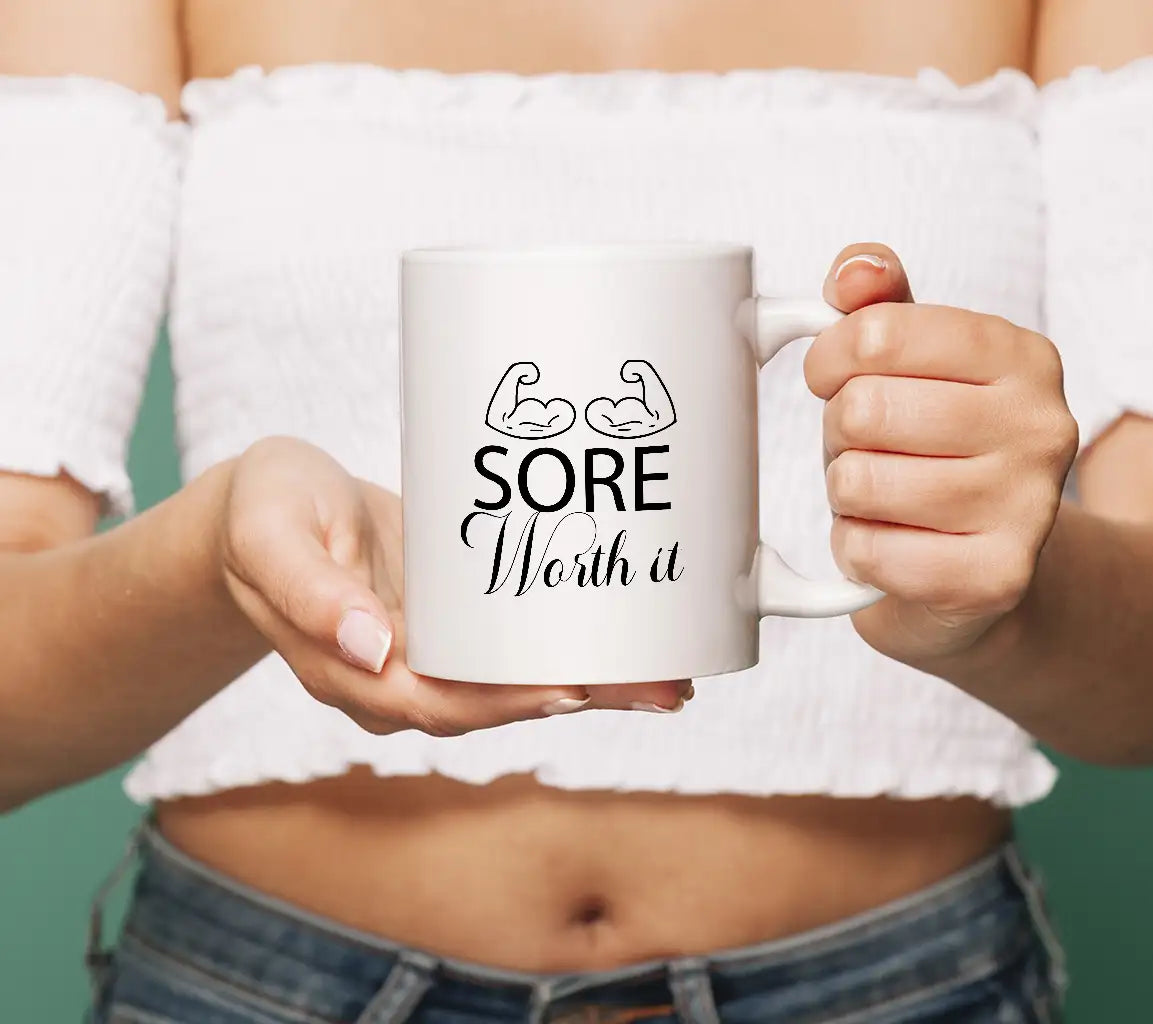 Sore Worth It Muscle SVG Design - Gym & Fitness Printable SVG