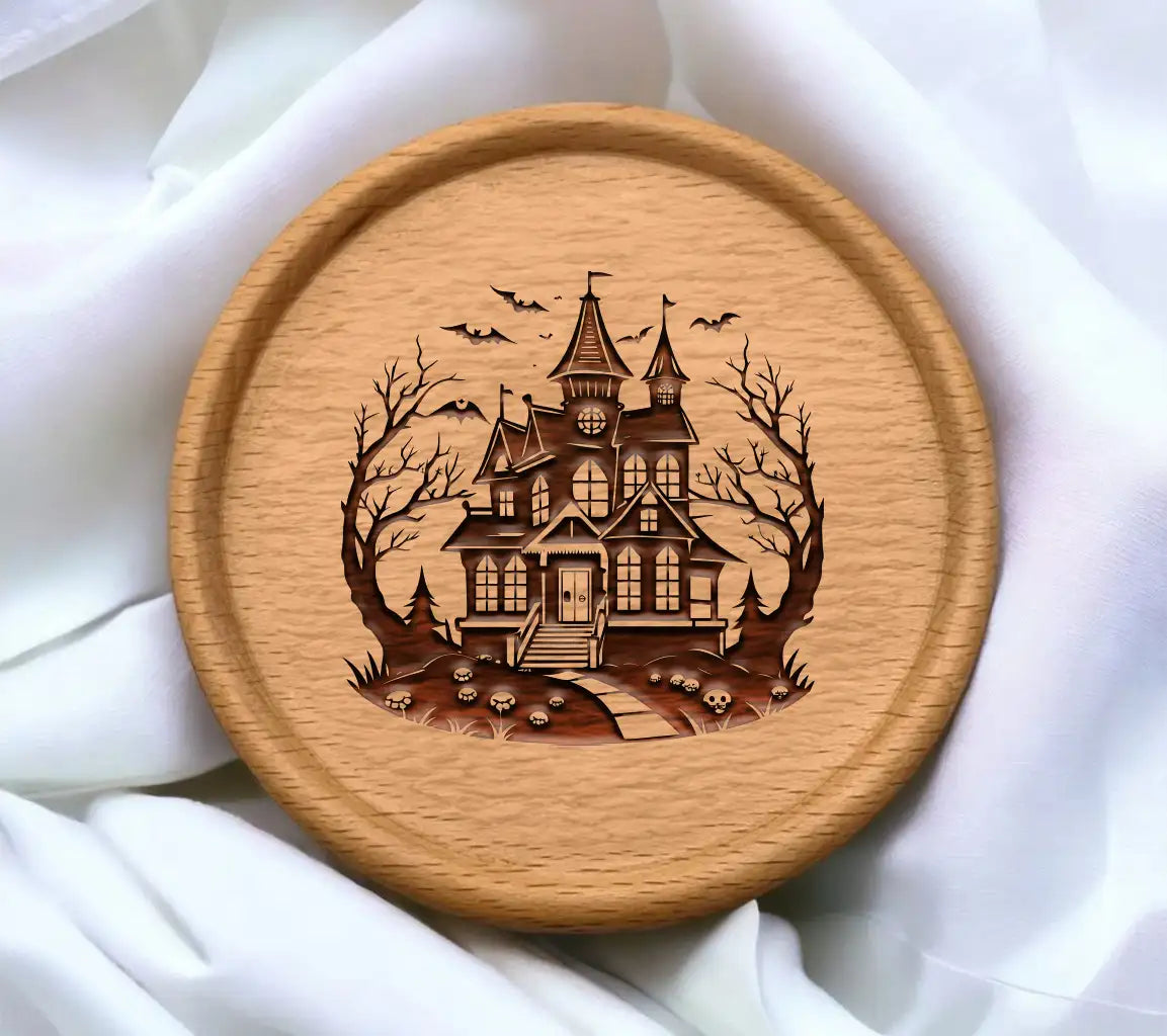 Haunted House  SVG - Halloween Vector Illustration SVG