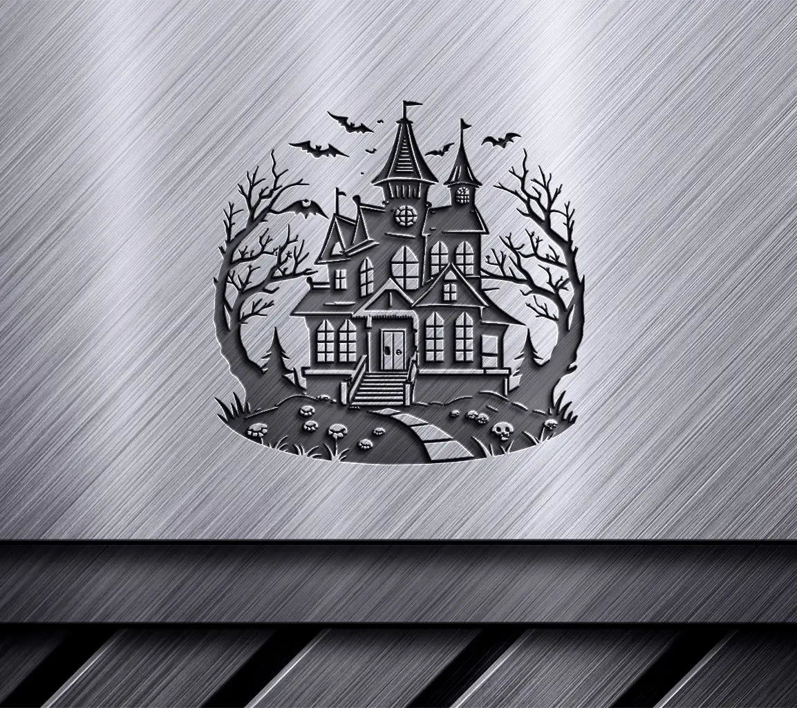 Haunted House  SVG - Halloween Vector Illustration SVG