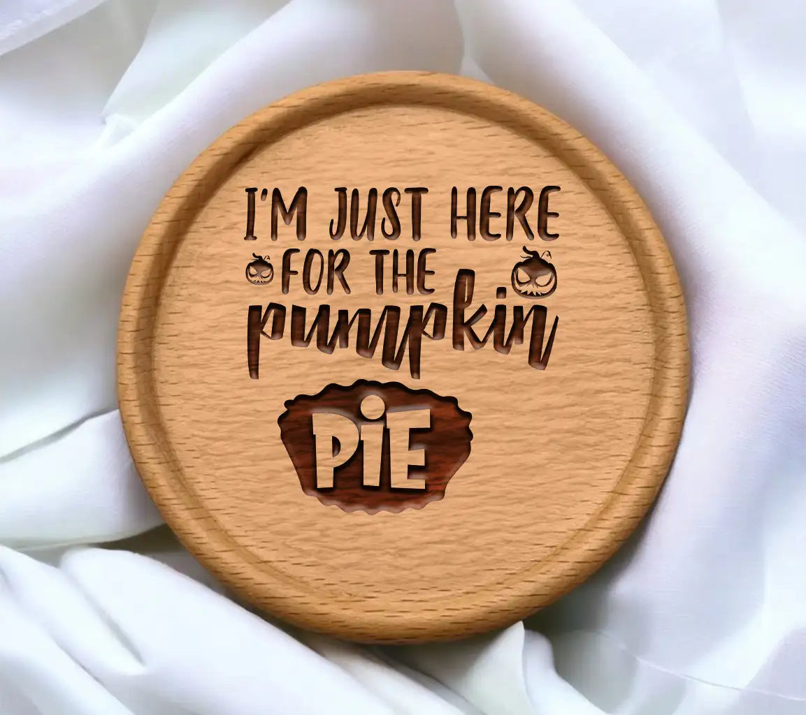 Im Just Here For The Pumpkin Pie Halloween SVG Cut File SVG