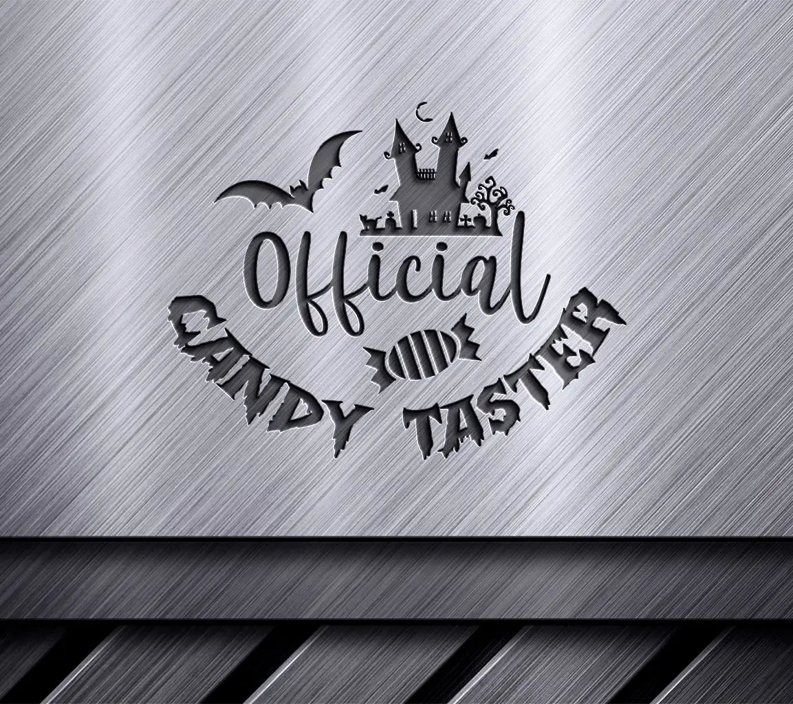 Halloween Official Candy Taster Design SVG -  Design SVG