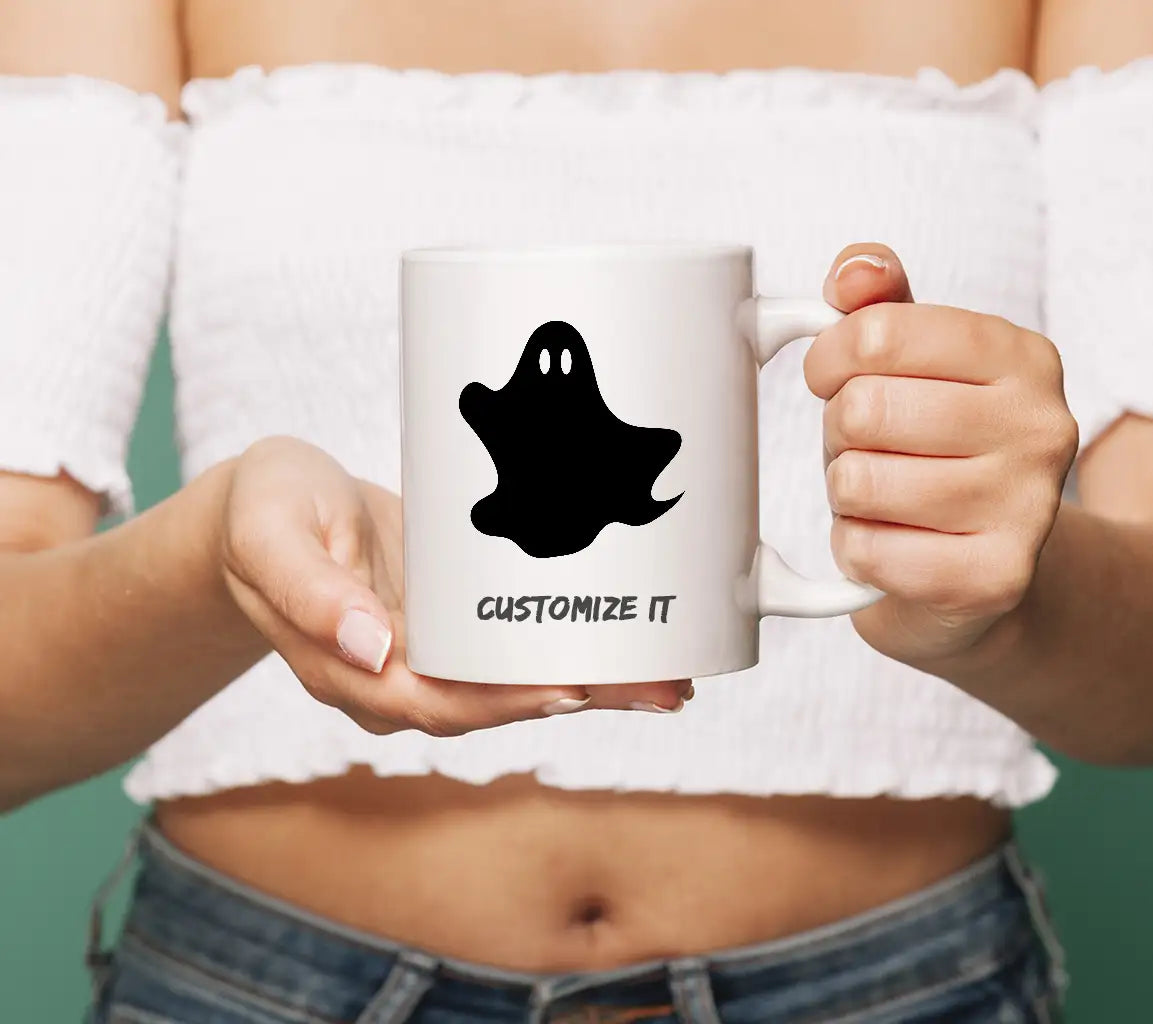 Halloween Ghost Silhouette SVG -  Design SVG