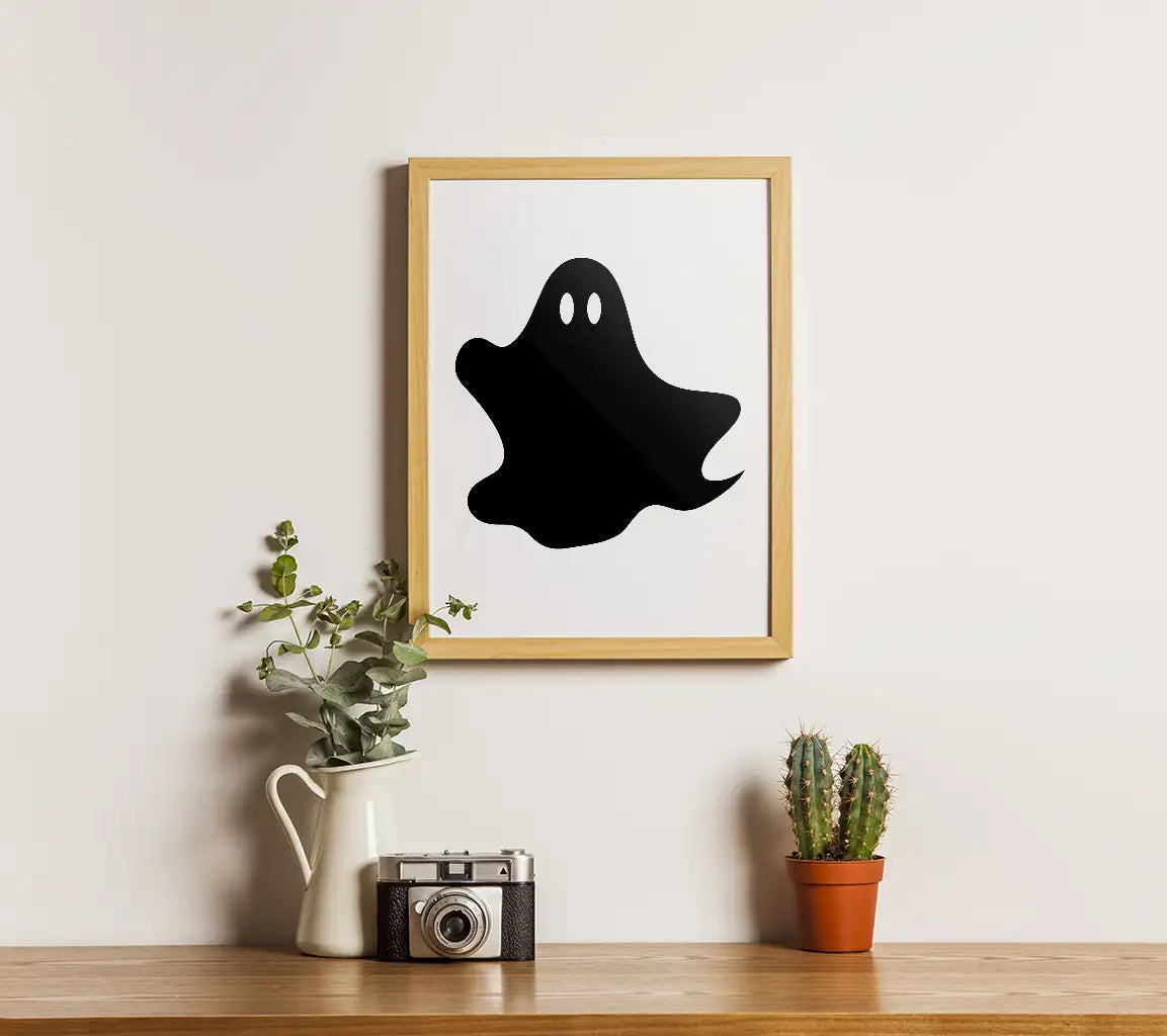 Halloween Ghost Silhouette SVG -  Design SVG