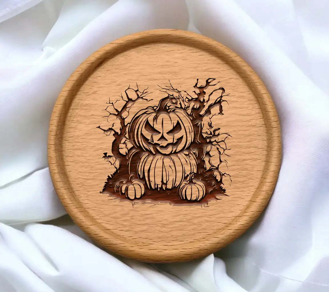 Halloween Pumpkin SVG -  Drawing SVG