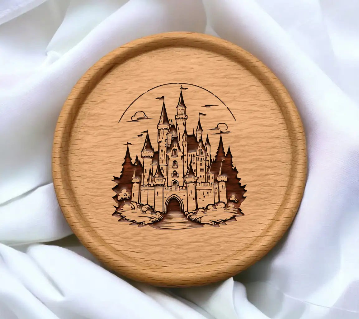 Hand Drawn  Castle SVG - Fairy Tale Illustration SVG