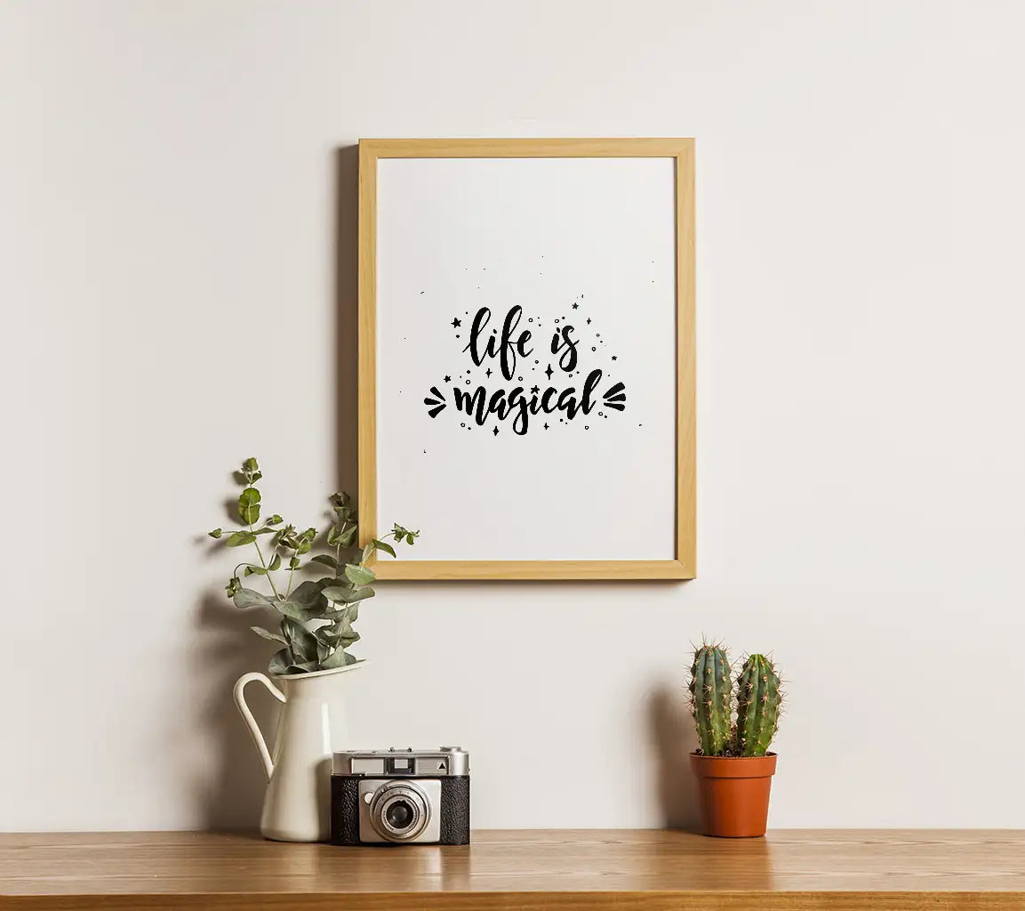 Hand Drawn Life Is Magical  SVG Poster SVG