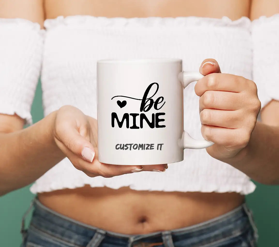 Be Mine Silhouette SVG -  Heart Design SVG