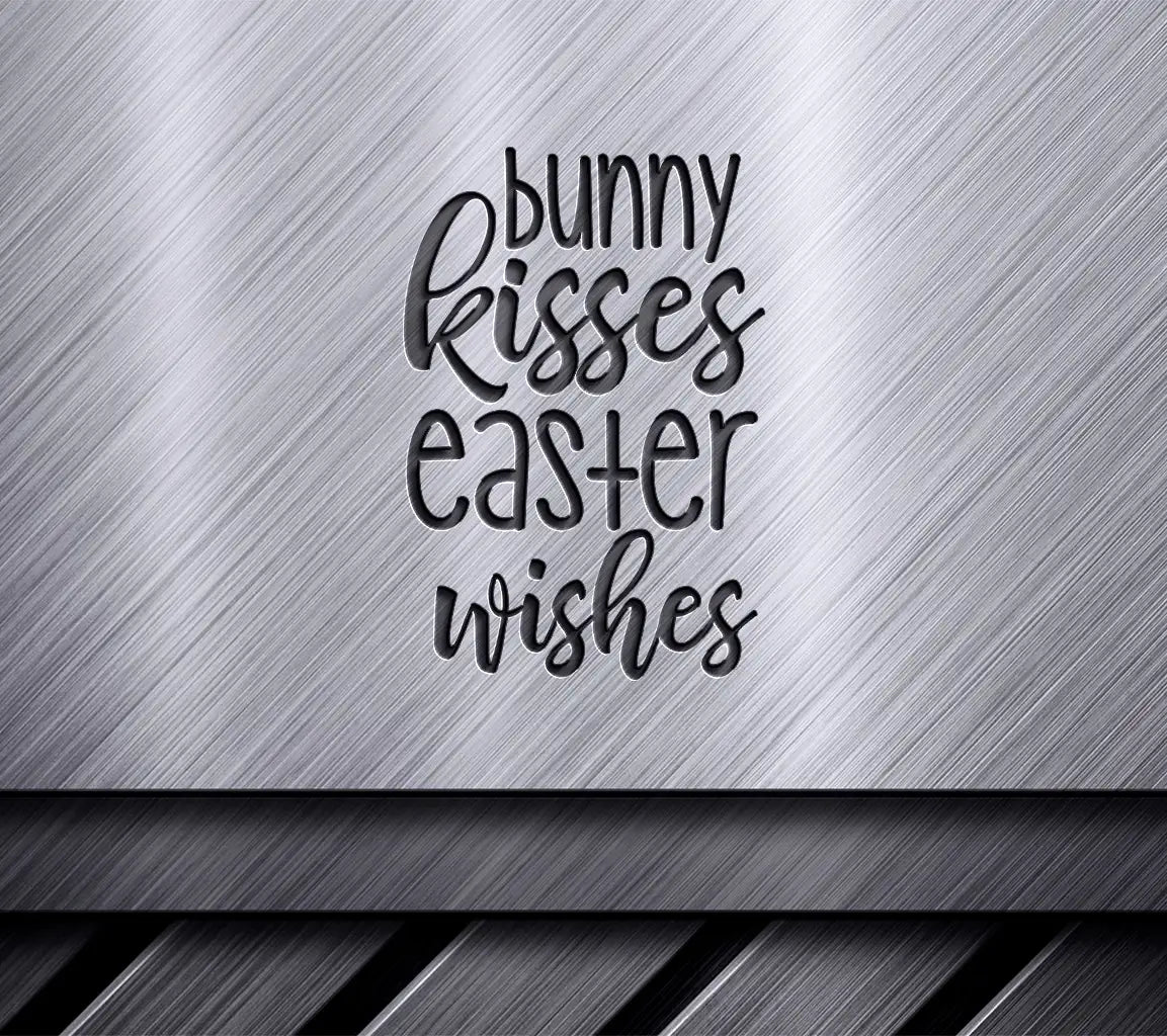 Bunny Kisses Easter Wishes SVG -  Design SVG